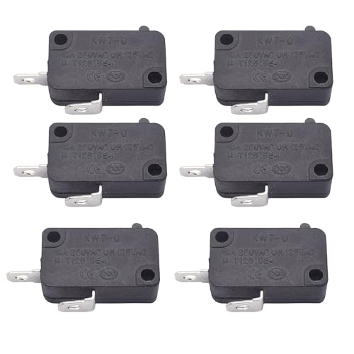 TEAMWILL 6PCS Micro Switch for Air Fryer XL Power XL Vortex Air Fryer KW7-0 16A 125V