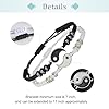 Best Friend Bracelets for 2 Matching Yin Yang Adjustable Cord Bracelet for Bff Friendship Relationship Boyfriend Girlfriend Valentines Gift #4