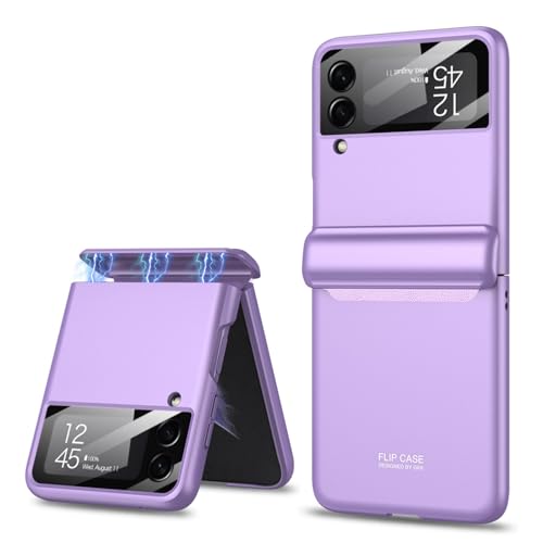 Étui pour Samsung Galaxy Z Flip4 violet idéal pour le quotidien