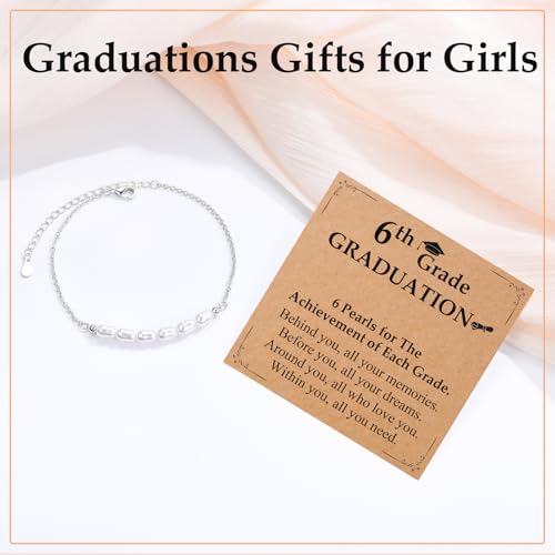 Image of 5th /6th /8th Grade Graduation Gifts for Girls Grad Gifts 2026 Graduation Bracelets Primary Middle School