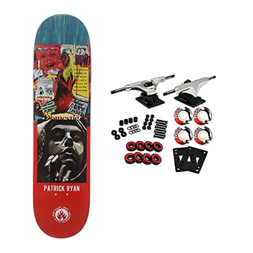 Black Label Skateboard Complete Patrick Ryan Juxtapose Assorted Colors 8.25" x 32.12"