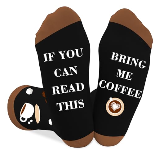 Coopyin Coffee Gifts for Men and Women Barista Gifts for Coffee Lovers Funny Socks Accessories Christmas Birthday Stocking Stuffers Fathers Day Mothers Day Gift for Friend Family