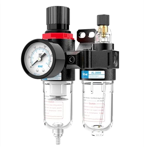Lubricador combinado FRL AFC2000 regulador de filtro de aire G1/4 con tratamiento de dos uniones 2