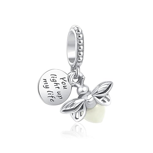 Collar de Cuentas de Luminiscentes de la Familia de Lumis Fit Charms de Plata 925, Elegante y Profesional