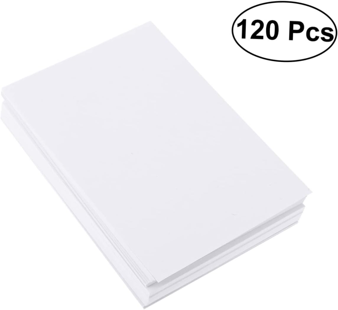 OHPHCALL 120sheets Cold Press Watercolor Paper Fabriano Easel Paper for Artists Sketching Drawing
