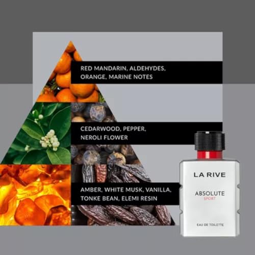 PERFUME LA RIVE ABSOLUTE SPORT EDT MASCULINO 100 ML