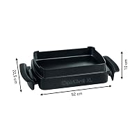 Tefal OptiGrill+ XL Backschale, geeignet für alle OptiGrill+ XL Modelle, 2 Liter Fassungsvermögen, antihaftbeschichtete Aludruckguss-Form, Portionen 4 bis 6, Schwarz, XA7278 – Ansicht 8