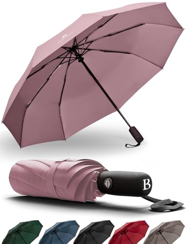 Parapluie de poche LOGAN & BARNES Boston de haute qualité avec protection humidité
