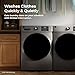 Kenmore 4.5 cu. ft. Front Load Washer with Stain Removing Steam Treatment - Reduce Laundry Time with Accela Wash - LED - ENERGY STAR Certified - Metallic Silver
