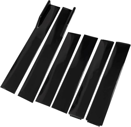 AUTOXBERT 2m Gloss Black Universal Car Side Skirts Extension Rocker Panel Splitter Lip,Universal Side Skirts Extension Rocker Panel Splitter Lip