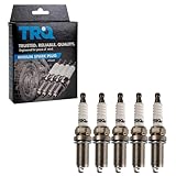 TRQ Iridium Spark Plugs Engine Tune Up Ignition Kit 5 Piece Set Compatible with 2006-2014 Volkswagen Beetle 2010-2014 Golf 2002-2014 Jetta 2012-2014 Passat 2006-2009 Rabbit