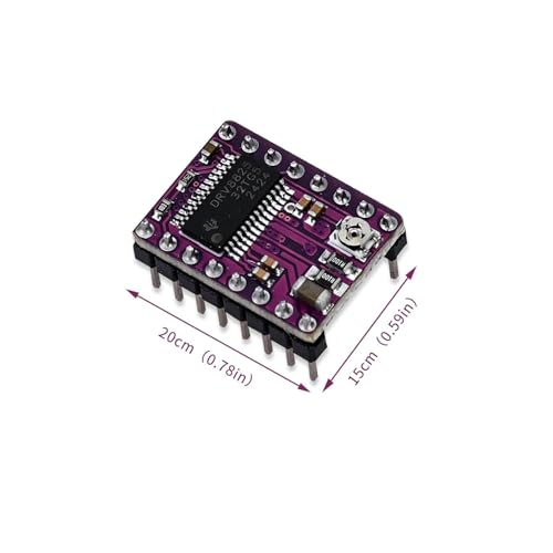 6 Stück DRV8825 Schrittmotor-Treibermodul für 3D-Drucker RepRap 4 RAMPS1.4 StepStick mit Kühlkörper