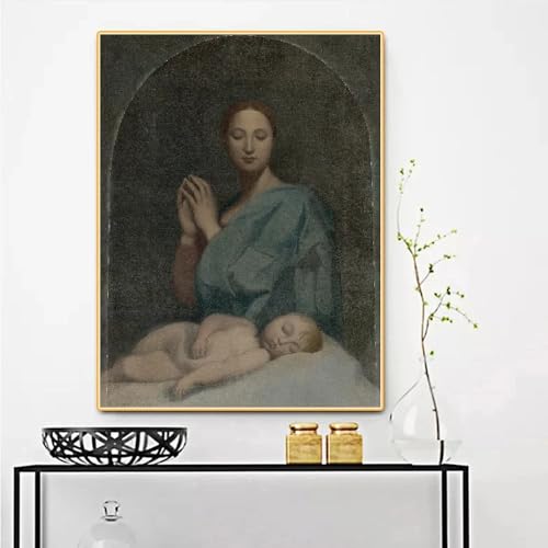 Affiche tableau esthétique Ingres sur bâche de qualité supérieure 60x80