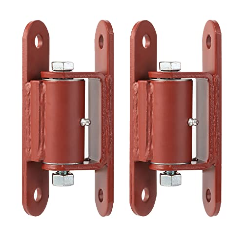 Image of Heavy Duty 7 inch Bolt onto The Gate Bolt onto The Post Gate Hinges with Needle Roller Bearing for Driveway Vehicular Pedestrian Gates, 2150P Lubricable Gate Hinge(Sold as a Pair)