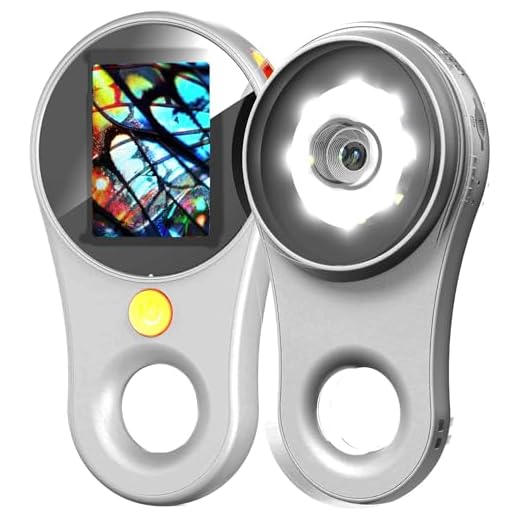 Wireless Digital Microscope Handheld USB HD Inspection Camera with Flexible Stand Compatible with iPhone, iPad, Samsung Galaxy, Android, Mac, Windows Computer 50x-1000x Magnification