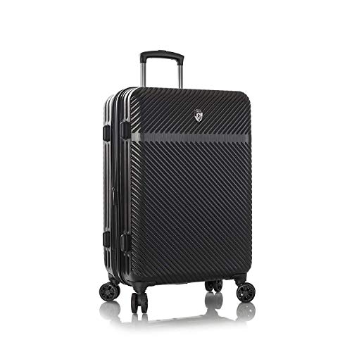 Image of Heys Charge-A-WEIGH Range Charcoal Color Hard Medium Luggage