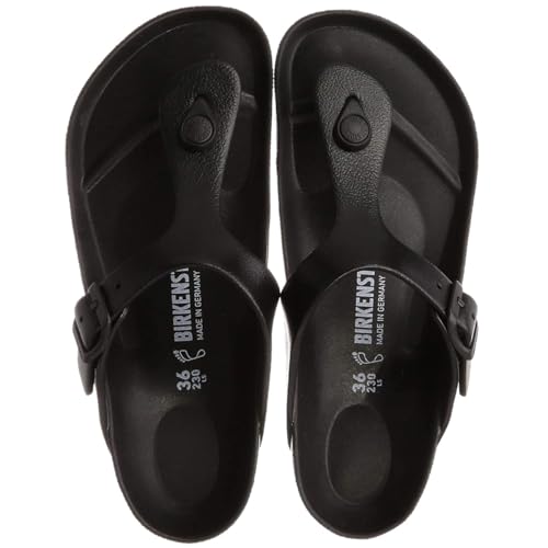 Image of Birkenstock Unisex Gizeh EVA Black Sandals 6 W / 4 M US