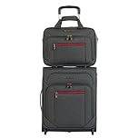 Air Canada Belmont: 2-Piece Softside Carry-On Luggage Set: 18 Inch Carry On Suitcase with Wheels & Matching Personal Item Travel Bag
