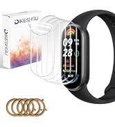 【5枚】DIKESHGU for Xiaomi Smart Band 9/ Band 8/Band 7フィルム 【固定用キット付き】シャオミ スマートバンド 9/8/7 用画面保護フィルム 24...