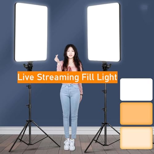 Image of GiftMax RL-19 19 inch LED Video Soft Light Panel, 80W for Studio Photography | Video Recording | Conference | YouTube,2700K-7500K CRI95+ | with Remote Control