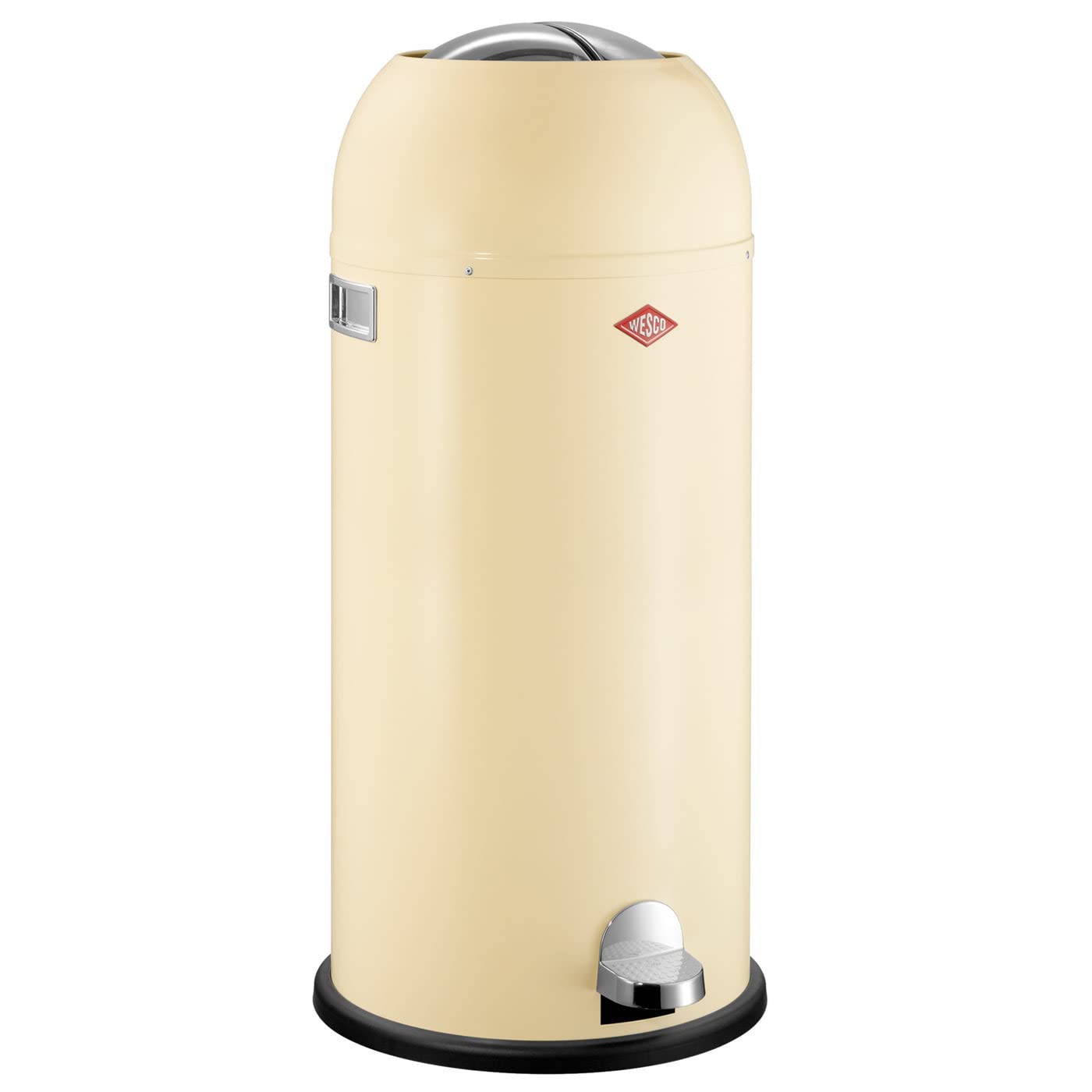 WESCO Mülleimer Capboy Maxi Cool Grey Matt 22 L, Praktischer Fußtrittmechanismus
