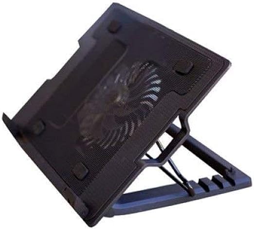 Laptop Cooling Pad, Height Adjustable, Notebook Stand, Multifunctional, Ergo Stand-Black