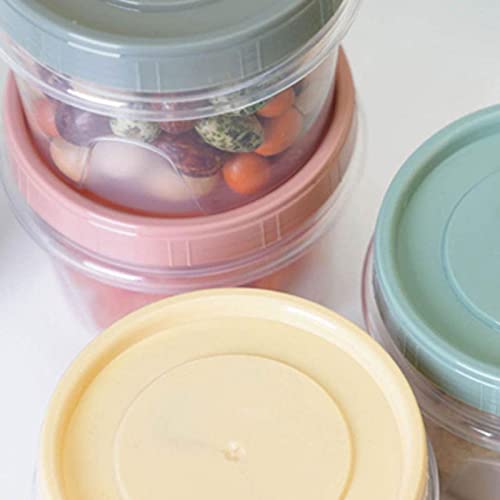 Scatole per Il Pranzo Scatola Rotonda in plastica Trasparente per conservare la freschezza per la Famiglia, può Essere utilizzata Come Scatola per Il Pranzo, Scatola da asporto, EC