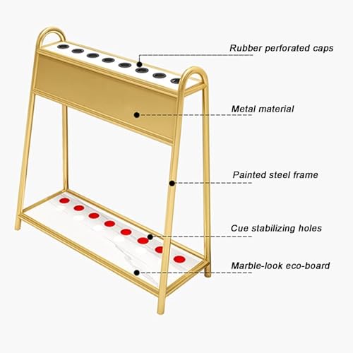 Support de talon de queue de billard pour rangement à la maison