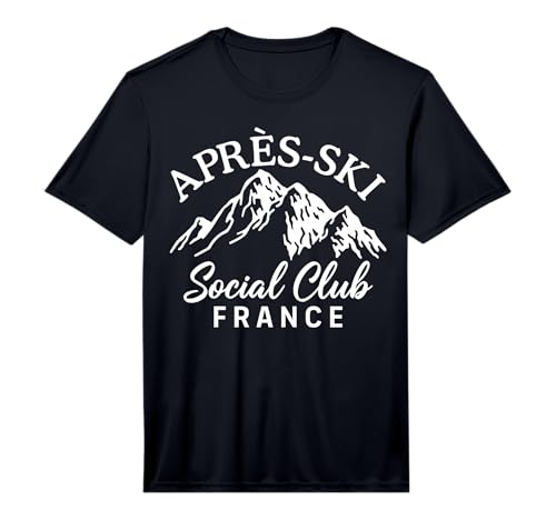Mens Apres Ski Social Club France Performance T-Shirt