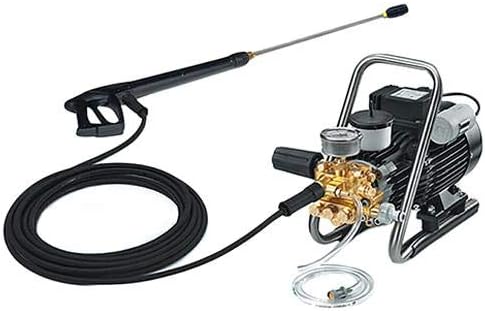 Kranzle HD9-80 Pressure Washer assembled with hose and gun