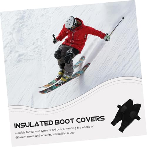Couvre-bottes de ski imperméables à l'air lors de vos sorties en haute montagne enneigée - 3