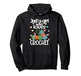 Just a girl crochet hook and yarn lover
