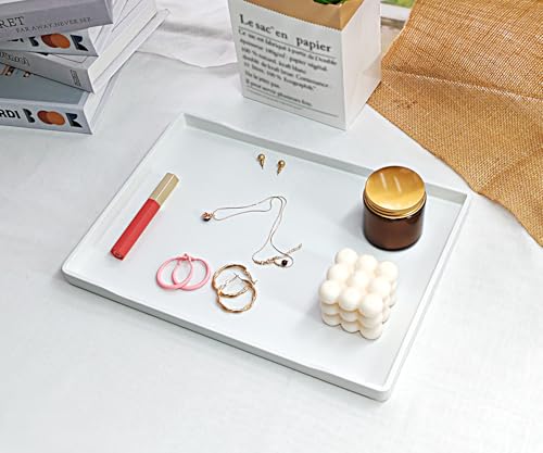 Plateau de service blanc rigide pour éviter les taches de café et thé - 5