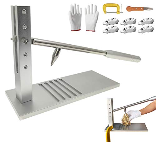 TripDock Oyster Opener Tool Set, Oyster Shucker with Oyster Shucking Knife & 6 PCS Stainless Steel Oyster Shell