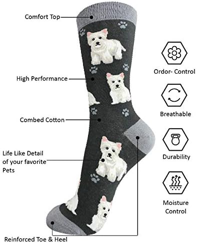 Miniatura 2 de Calcetines para amantes de las mascotas, divertidos, para todas las estaciones, talla única, para mujeres y hombres, regalos de gatos y perros,