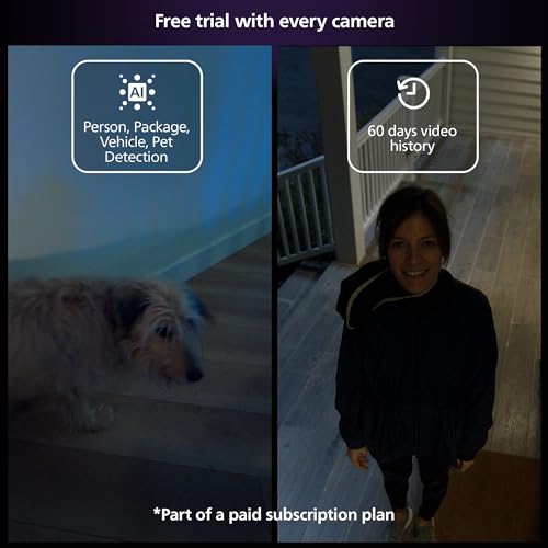 Image of Philips Hue Secure Wired Camera-1 Pack, 1080P Resolution, Notifications, Seamless Integration, Continuous Power, Indoor and Outdoor, White. Free 24-Hour Video History