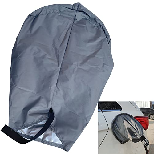 UBRAVE EV Charger Port Cover, Outdoor Electric Car Charging Port Plug Cover, Magnetic Rain Cover, Snow Freezing Rain Sun Dust Protection Covers, Waterproof Magnetic Adhesion for Electric Vehicle,Grey