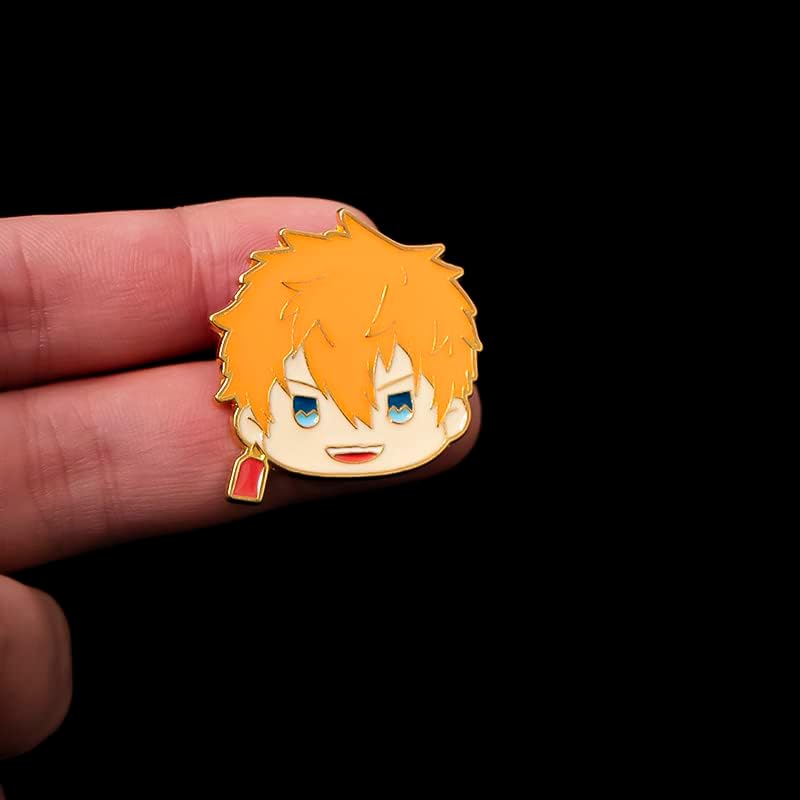 Vista 7 de Hanako-kun Broche Anime Aseo Hanako kun Yashiro Nene Coaplay Pins Jewerly, Acero aleado, No es una piedra preciosa