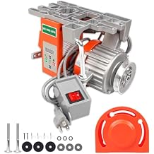 750W 110V AC Industrial Sewing Machine Servo Motor, 1HP CW/CCW Permanent Magnet Brushless Motor and Controller Kit, High Torque 5N.m, with Foot Switch Speed Adjustable 200-6000RPM