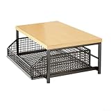 Carrello bianco per microonde con cestello estraibile, ripiano mobile da cucina su ruote bloccabili per utensili e pentole, stabile supporto in MDF e metallo, per casa o ufficio, 37 x 25 x 20 cm (nero