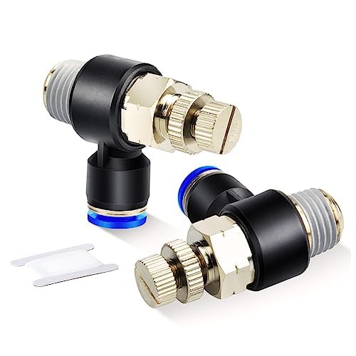 Accesorios de conector neumático de 1/4 para desviar aire en espacios reducidos