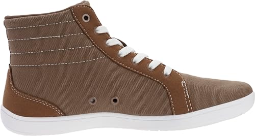 Image of WHITIN Men's Wide Hi-Top Minimalist Barefoot Shoes with Ankle Support W823 | Natural Toe Freedom, Zero Drop Sole, Lightweight Comfort for Casual Everyday Walking