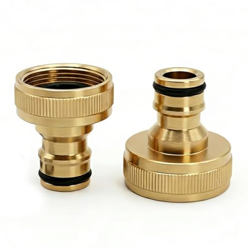 Lot de 2 Raccord Tuyau D'arrosage 1