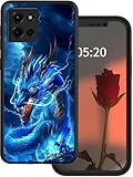 GYSYSQSH for Motorola Moto G 5G 2025 Phone Case with Chinese Cool Dragon Design for Women Men Slim Soft TPU Flexible Silicone Wireless Charging Shookproof Protection Cover Case for Moto G 5G 2025