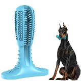 HETOO Hundespielzeug, Kauspielzeug für Hund Welpen, Zähne Reinigung Hunde Spielzeug Für Mittelgroße Hunde, Zähne Schleifstange Gummi Dog Toys (Blau Groß)
