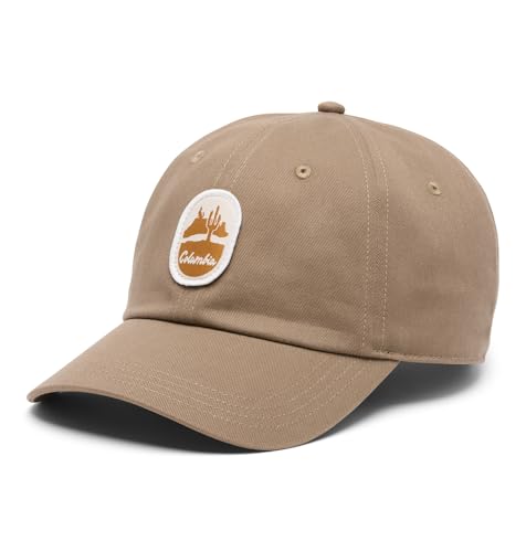 Image of Columbia Unisex Provisions Ball Cap, Lemon Wash /Mountain Landscape