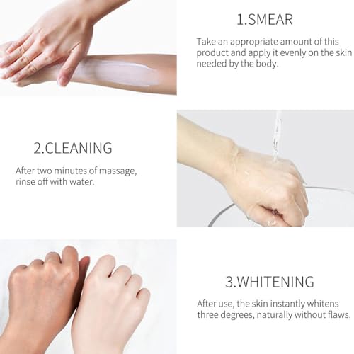Teuln Skin Whitening Cream For Body,Lightening Cream For Intimate Areas And Bleaching,Vitamin C Dark Spot Remover Corrector For Neck,Armpit,Underarm thumb #5