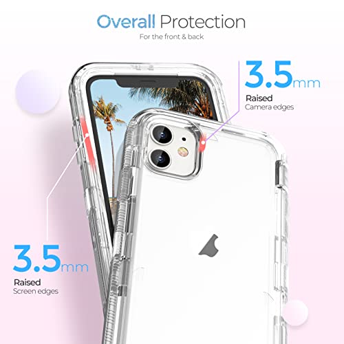Oribox Case Compatible With Iphone 12 And Iphone 12 Pro, Heavy Duty Shockproof Anti-Fall Clear Case #TOP3