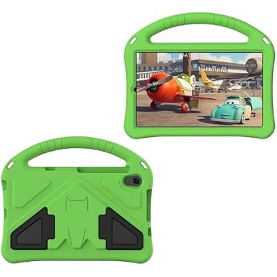 Kids Case Compatible with Lenovo Tab M8 TB-8505F/X (HD), Lightweight EVA Protective Case Child Friendly Shockproof Drops Bump Grip Shoulder Strap (Ye?il)