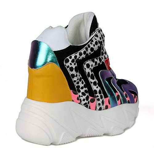 Anthony Wang Multicolored Chunky Platform Boot Fashion Sneaker3